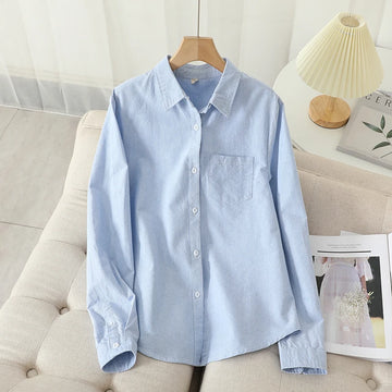 Casual Cotton Oxford Shirt for Women